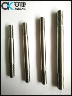 不銹鋼雙頭螺栓/螺絲絲桿牙棒M16 10-5000mm來(lái)圖定制，交期快——江蘇興化市安康金屬制品廠供應(yīng)